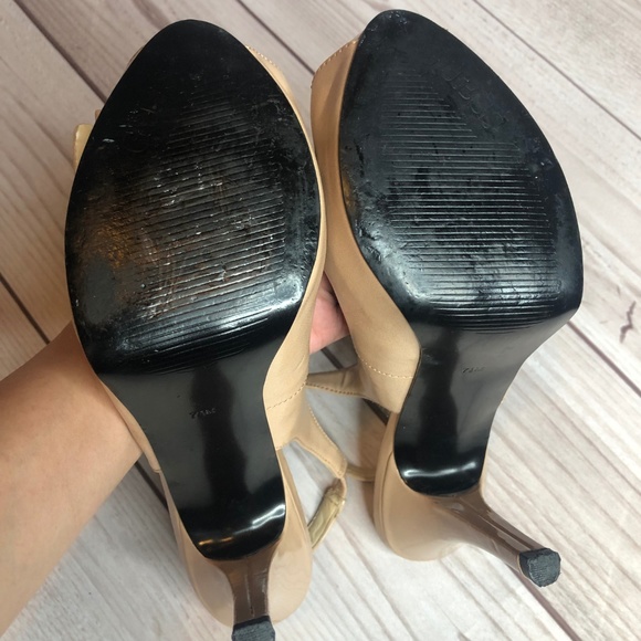 Guess Blush Beige Nude High Heel Size 7.5 - Picture 7 of 8